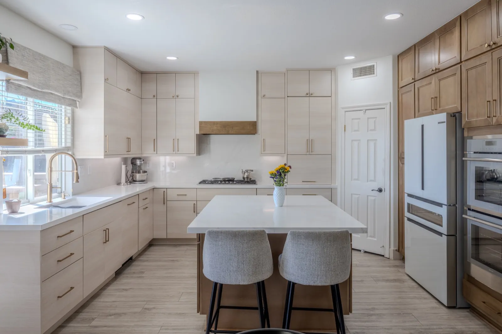 Completed Pacific Stone kitchen project illustrating How to Size a Kitchen Island Without Crowding the Room