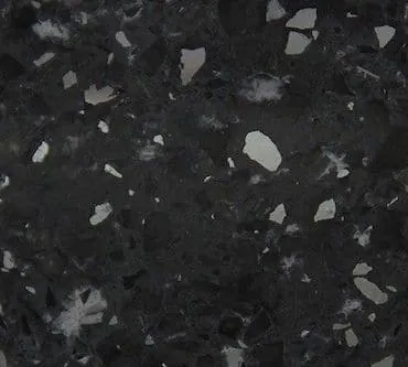 Platinum Black prefab quartz sample
