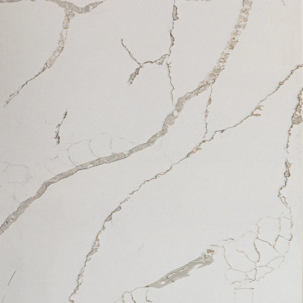 Calacatta Dorada prefab quartz sample