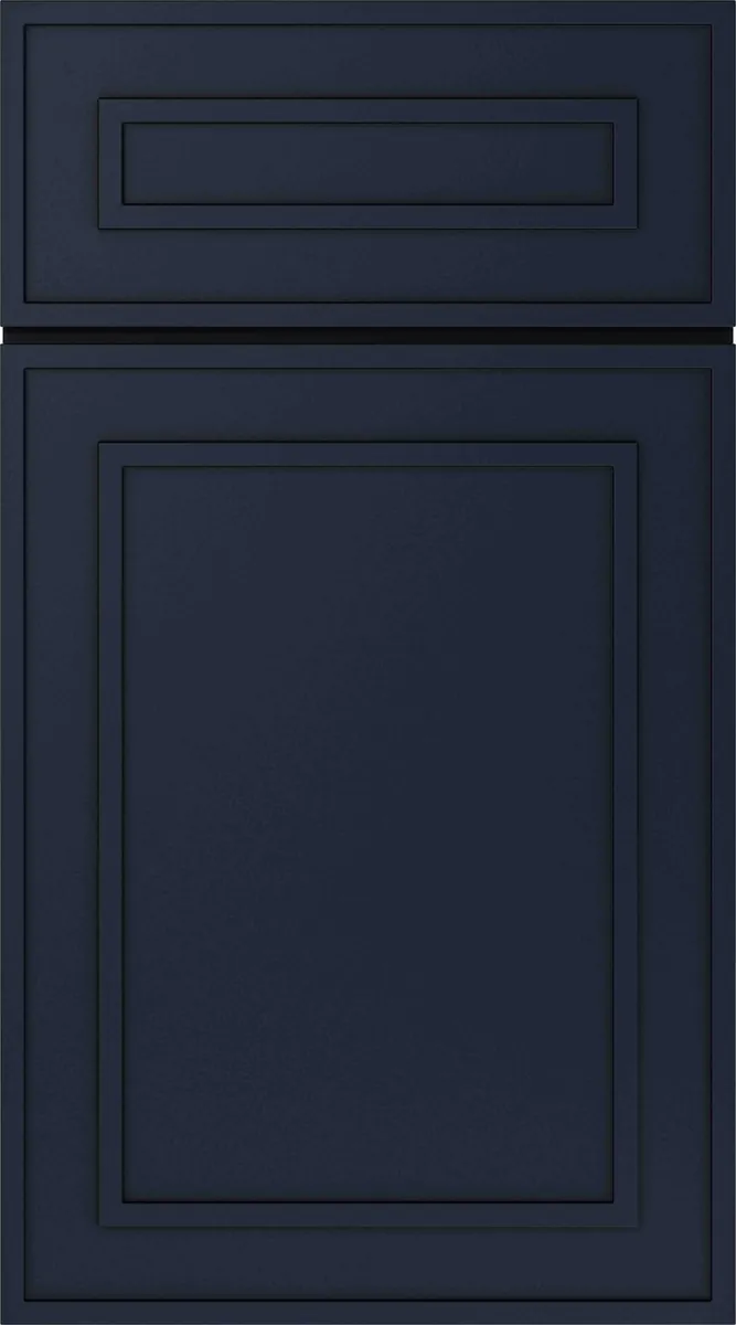PW – Blue Elegant Shaker cabinet sample