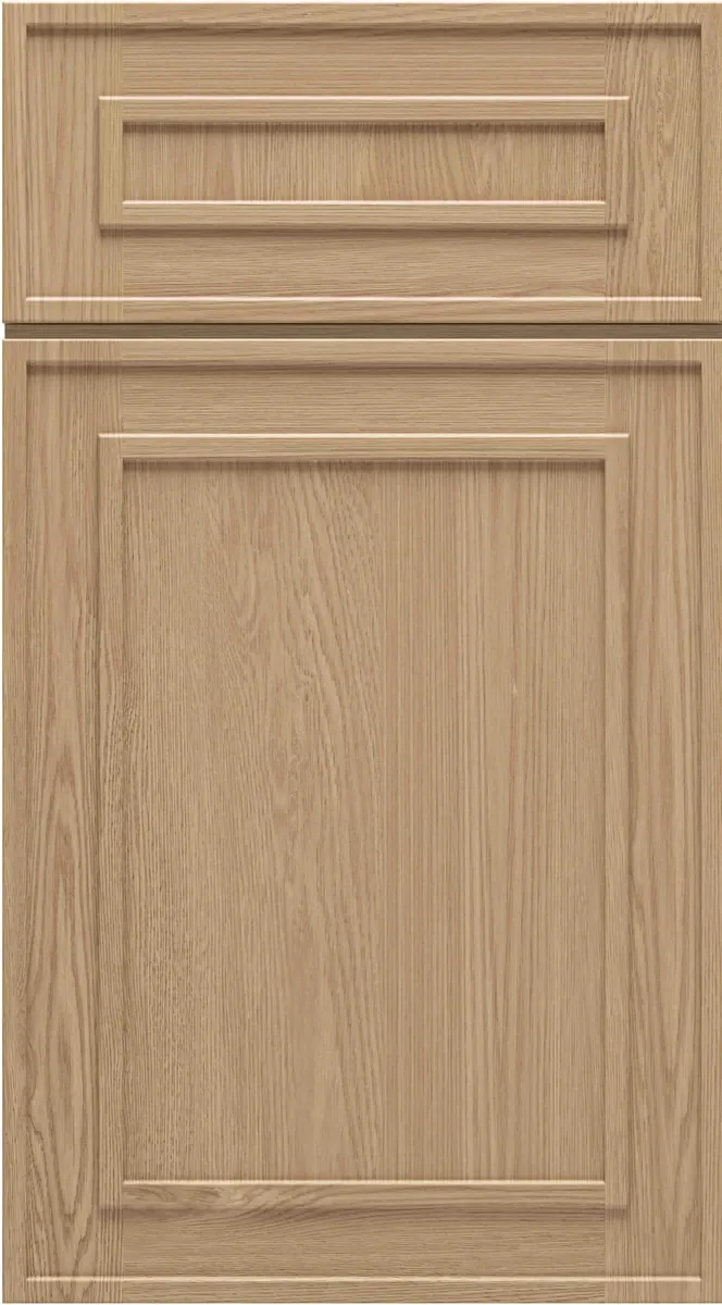 PW – Oak Elegant Shaker cabinet sample
