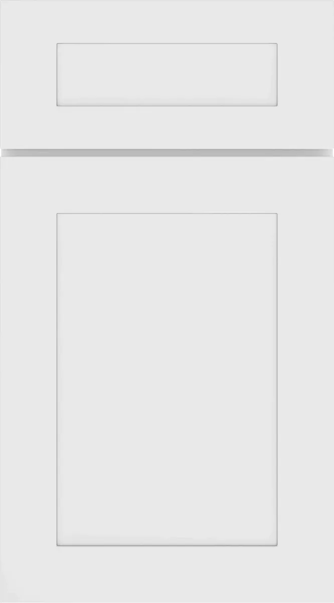 PW – White Shaker cabinet sample