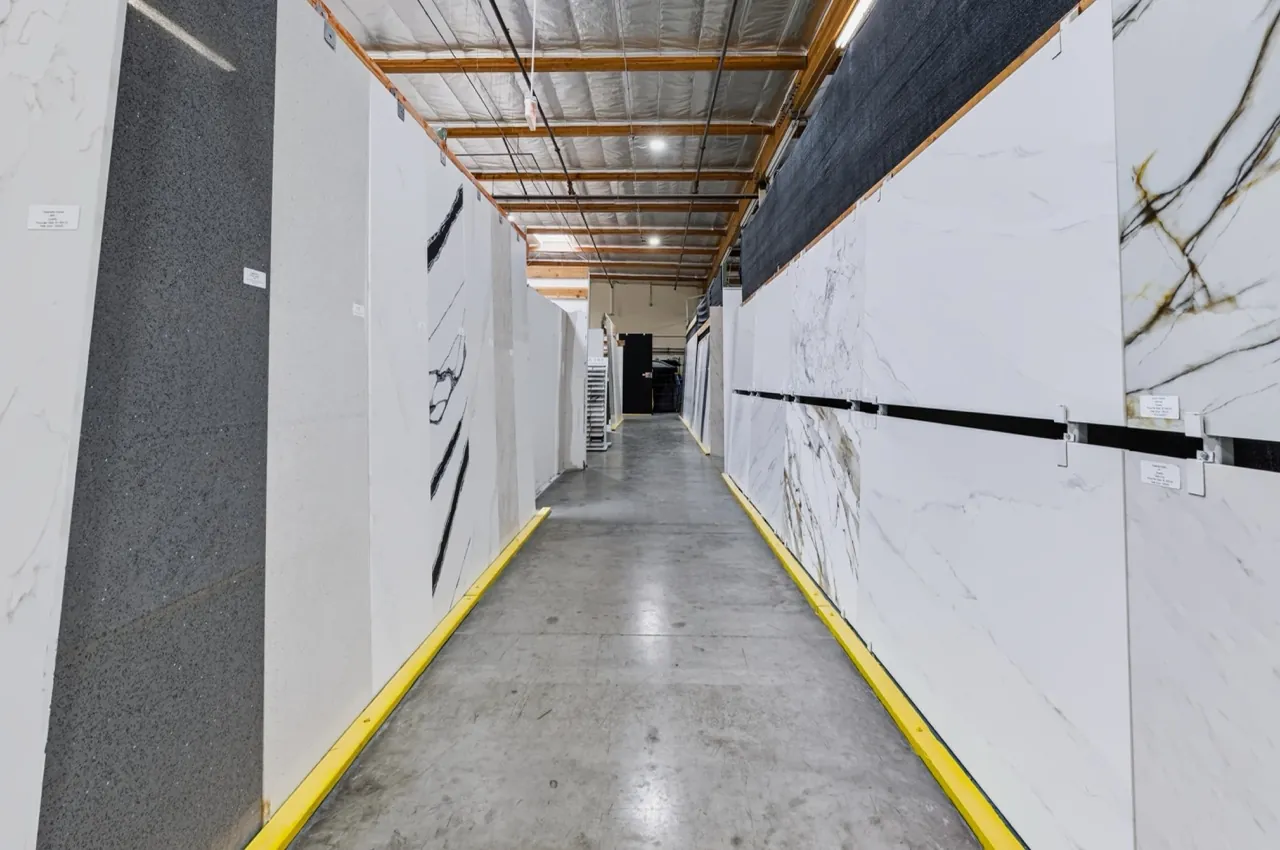 Full slab showroom