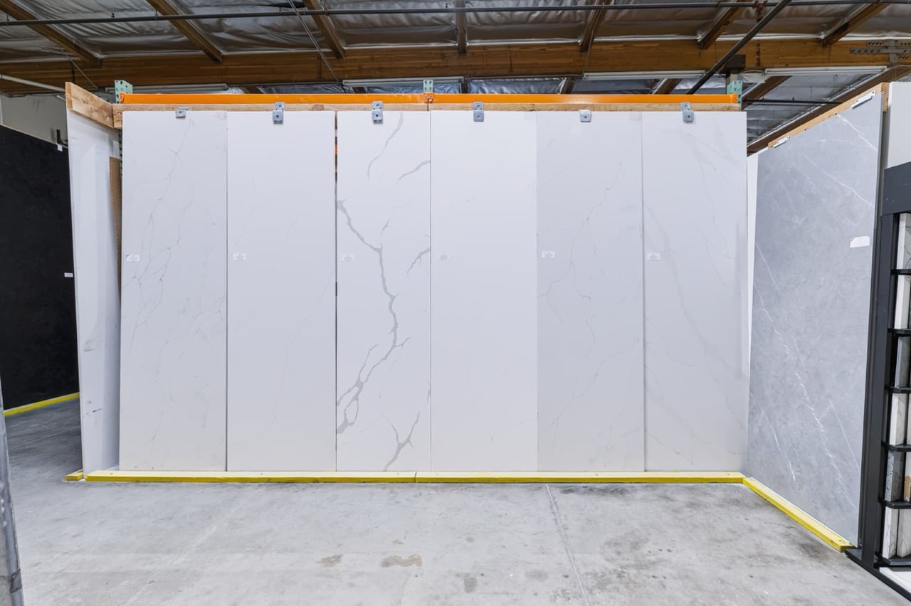 Showroom material displays